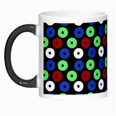 Eye Dots Green Blue Red Morph Mugs by snowwhitegirl