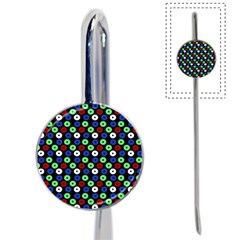 Eye Dots Green Blue Red Book Mark by snowwhitegirl