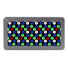 Eye Dots Green Blue Red Memory Card Reader (mini) by snowwhitegirl