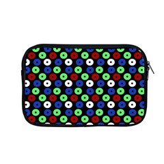 Eye Dots Green Blue Red Apple Macbook Pro 13  Zipper Case by snowwhitegirl