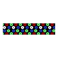 Eye Dots Green Blue Red Velvet Scrunchie by snowwhitegirl