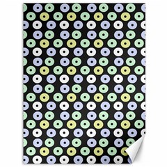 Eye Dots Grey Pastel Canvas 36  X 48   by snowwhitegirl