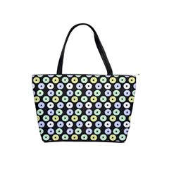 Eye Dots Grey Pastel Classic Shoulder Handbag by snowwhitegirl