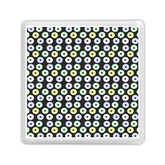 Eye Dots Grey Pastel Memory Card Reader (square) by snowwhitegirl