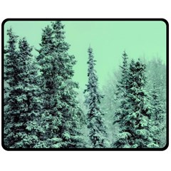 Winter Trees Fleece Blanket (medium)  by snowwhitegirl