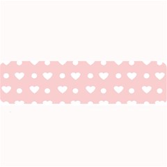 Hearts Dots Pink Large Bar Mats by snowwhitegirl