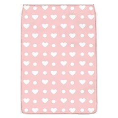 Hearts Dots Pink Removable Flap Cover (l) by snowwhitegirl