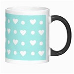 Hearts Dots Blue Morph Mugs Right