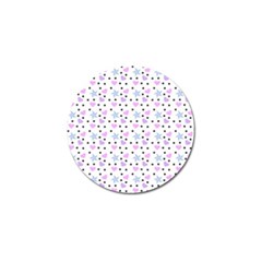 Hearts And Star Dot White Golf Ball Marker (10 Pack) by snowwhitegirl