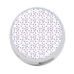 Hearts And Star Dot White 4-port Usb Hub (one Side) by snowwhitegirl