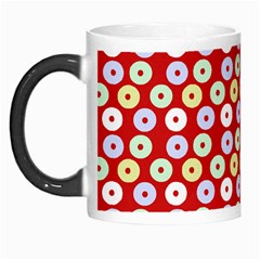 Eye Dots Red Pastel Morph Mugs by snowwhitegirl