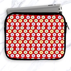 Eye Dots Red Pastel Apple Ipad 2/3/4 Zipper Cases by snowwhitegirl