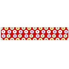 Eye Dots Red Pastel Large Flano Scarf 