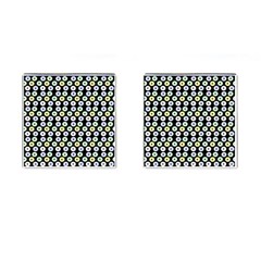 Eye Dots Black Pastel Cufflinks (square) by snowwhitegirl