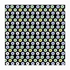 Eye Dots Black Pastel Medium Glasses Cloth (2-side) by snowwhitegirl