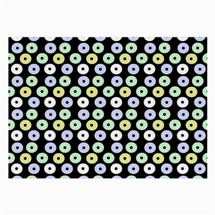 Eye Dots Black Pastel Large Glasses Cloth