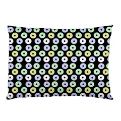 Eye Dots Black Pastel Pillow Case by snowwhitegirl