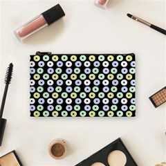 Eye Dots Black Pastel Cosmetic Bag (small) by snowwhitegirl