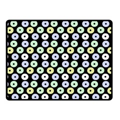 Eye Dots Black Pastel Fleece Blanket (small) by snowwhitegirl