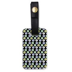 Eye Dots Black Pastel Luggage Tags (one Side)  by snowwhitegirl