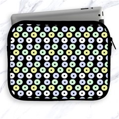 Eye Dots Black Pastel Apple Ipad 2/3/4 Zipper Cases by snowwhitegirl