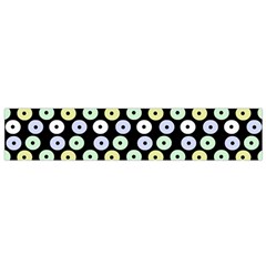 Eye Dots Black Pastel Small Flano Scarf by snowwhitegirl