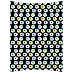 Eye Dots Black Pastel Back Support Cushion by snowwhitegirl