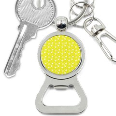 Hearts And Star Dot Yellow Bottle Opener Key Chains by snowwhitegirl