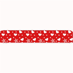 Hearts And Star Dot Red Small Bar Mats by snowwhitegirl