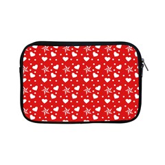 Hearts And Star Dot Red Apple Ipad Mini Zipper Cases by snowwhitegirl