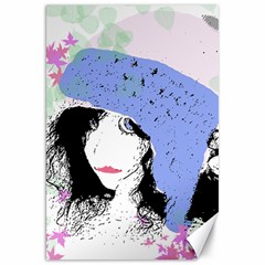 Girl With Hat Canvas 20  X 30   by snowwhitegirl