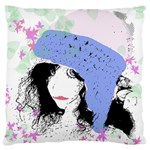 Girl With Hat Standard Flano Cushion Case (Two Sides) Front