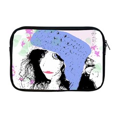 Girl With Hat Apple MacBook Pro 17  Zipper Case