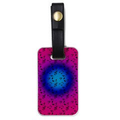 Pink Music Blue  Moon Luggage Tags (one Side)  by snowwhitegirl