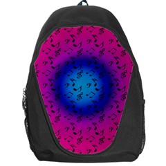 Pink Music Blue  Moon Backpack Bag by snowwhitegirl