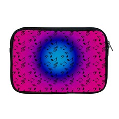 Pink Music Blue  Moon Apple Macbook Pro 17  Zipper Case by snowwhitegirl