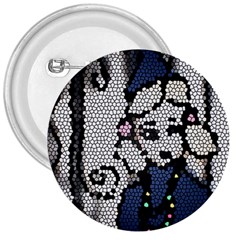 Pixie Girl Stained Glass 3  Buttons by snowwhitegirl