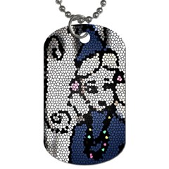 Pixie Girl Stained Glass Dog Tag (one Side) by snowwhitegirl