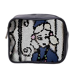 Pixie Girl Stained Glass Mini Toiletries Bag (two Sides) by snowwhitegirl