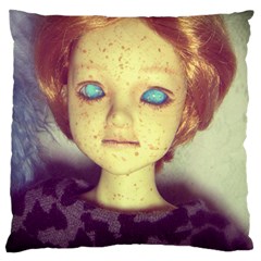 Freckley Boy Large Cushion Case (One Side)