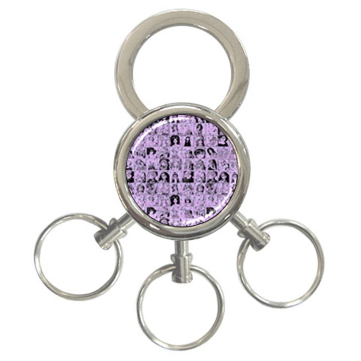 Lilac Yearbok 3-Ring Key Chains