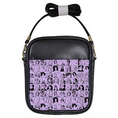 Lilac Yearbok Girls Sling Bag by snowwhitegirl