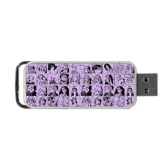 Lilac Yearbok Portable Usb Flash (two Sides) by snowwhitegirl