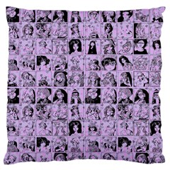 Lilac Yearbok Large Flano Cushion Case (one Side) by snowwhitegirl