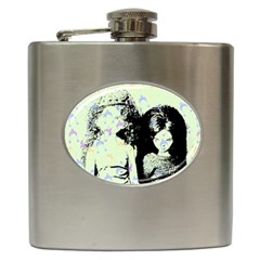 Mint Wall Hip Flask (6 Oz) by snowwhitegirl