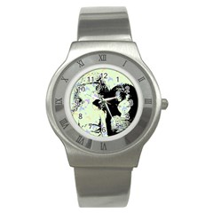 Mint Wall Stainless Steel Watch by snowwhitegirl