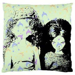 Mint Wall Large Flano Cushion Case (two Sides) by snowwhitegirl