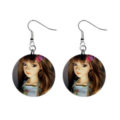 Mary Mini Button Earrings