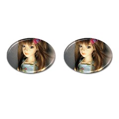 Mary Cufflinks (oval) by snowwhitegirl