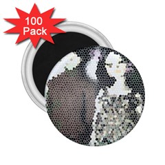 Dolls Stained  Glass 2 25  Magnets (100 Pack)  by snowwhitegirl